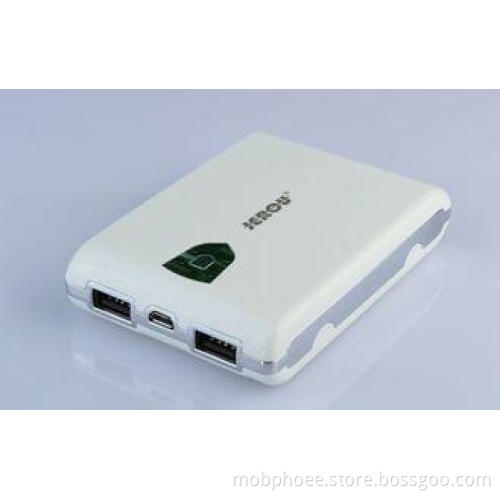 Mobiles 11200mah Dual USB Travel Power Bank With 18650 Batt